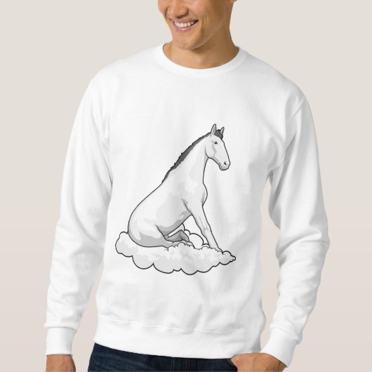 Sweatshirt Cheval sur nuage (Devant)