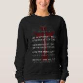 Sweatshirt Chevalier de Templar Crusader (Devant)