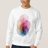 Sweatshirt Chevauchement vibrant V01 (Devant)