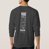 Sweatshirt Chevauchez comme un roi | Hommes (Dos)