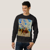 Sweatshirt Chevaux brillants (Devant entier)