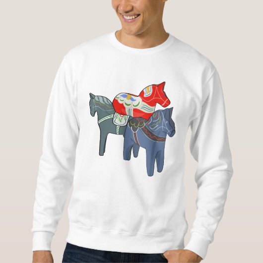 Sweatshirt Chevaux de Dala (Devant)