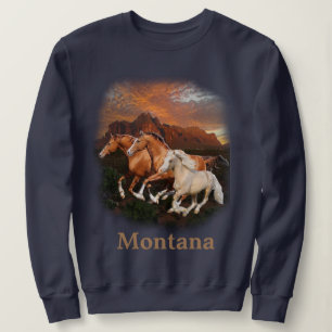 Sweatshirt Chevaux sauvages