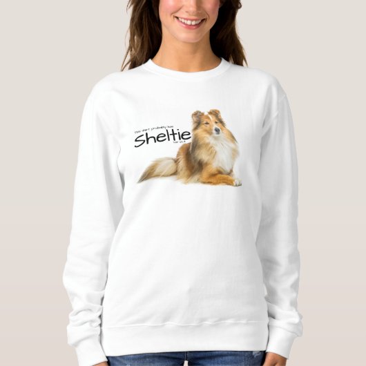 Sweatshirt Cheveux Sheltie (Devant)