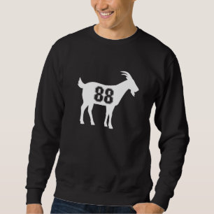Sweatshirt Chèvre 88 G.O.A.T. Numéro 88 Huit Chèvre