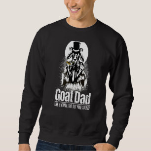 Sweatshirt Chèvre d'homme éleveur chèvre père ferme animal 3