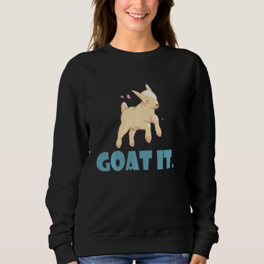 Sweatshirt Chèvre Il Doux Bébé Chèvre Chèvre (Devant)
