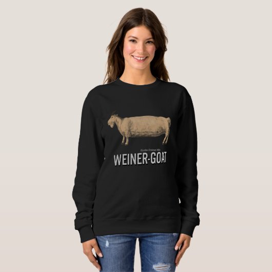 Sweatshirt Chèvre Weiner (Devant entier)