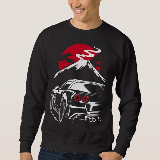 Sweatshirt Chevy Corvette C6 (Devant)