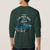 SWEATSHIRT CHEVY DE VOITURE CLASSIQUE BEL AIR CONVERTIBLE 195 (Dos)