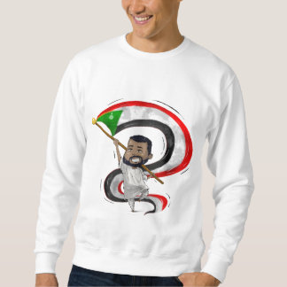 Sweatshirt Chibi Joyeux avec Drapeau