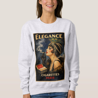 Sweatshirt Chic Parisien. L'Âge d'Or du Glamour
