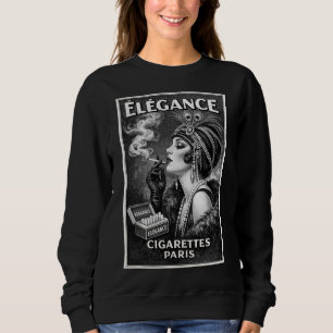 Sweatshirt Chic Parisien. L'Âge d'Or du Glamour. Gravure