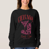 Sweatshirt chicago bachelorette rose (Devant)