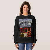 Sweatshirt Chicago City Skyline  Chicago Skyline Silhouette (Devant entier)