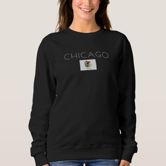 Sweatshirt Chicago Illinois États-Unis (Devant)