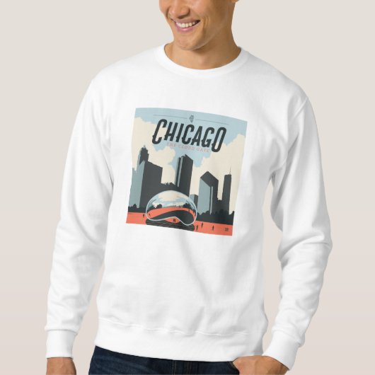 Sweatshirt Chicago, Illinois | Millennium Park (Devant)