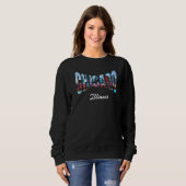 Sweatshirt Chicago Illinois Souvenirs (Devant entier)