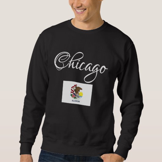 Sweatshirt Chicago, Illinois USA 1 (Devant)