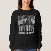 Sweatshirt Chicago Native Est. 1974 (Devant)