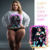 Sweatshirt Chick Sci-Fi Curvy