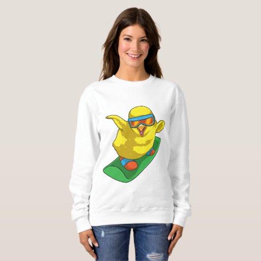 Sweatshirt Chick Snowboard Snowboard (Devant entier)