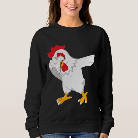 Sweatshirt Chicken Dab   (Devant)