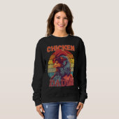Sweatshirt Chicken Daddy a fun design for every rooster in (Devant entier)