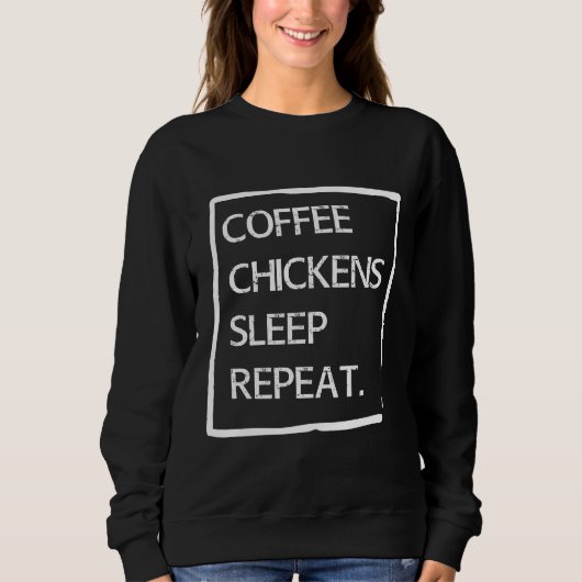 Sweatshirt Chicken Farmer Lover Chicken Egg (Devant)