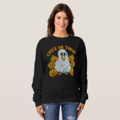 Sweatshirt Chicken Halloween Trick Or Treat Chicken Farmer Ro (Devant entier)