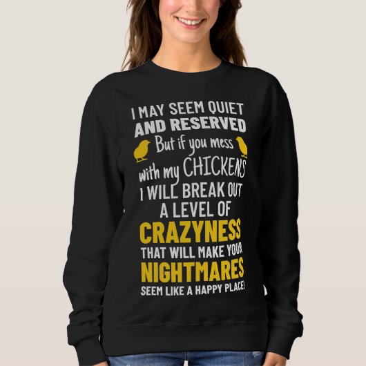 Sweatshirt Chicken Lover Farm (Devant)