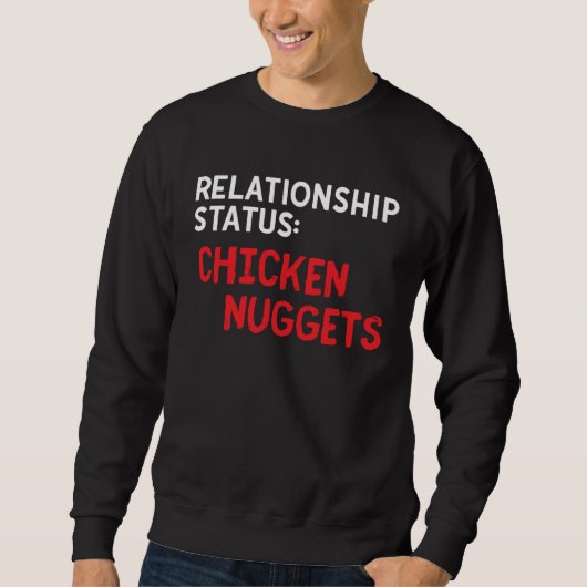 Sweatshirt Chicken Nugget Valentines Day  Nuggets  Boys Girls (Devant)