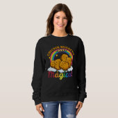 Sweatshirt Chicken Nuggets Food Fast Food Love (Devant entier)