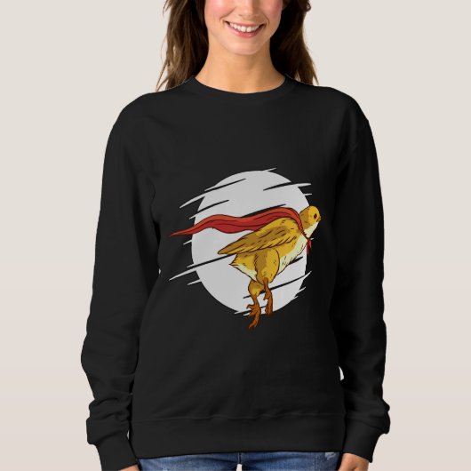 Sweatshirt Chicken Superhero Farmer (Devant)