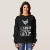 Sweatshirt Chicken Whisperer Poultry Chicken (Devant entier)
