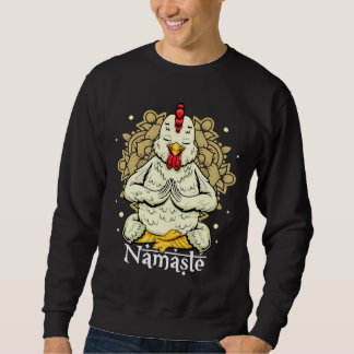 Sweatshirt Chicken Yoga Farm Lovers Namaste
