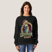 Sweatshirt Chickens Daddy Farmer (Devant entier)
