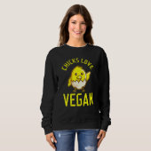 Sweatshirt Chicks Aime Vegan (Devant entier)