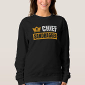 Sweatshirt Chief Sandbagger Gag Golf (Devant)
