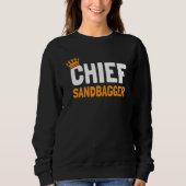 Sweatshirt Chief Sandbagger Gag Golf 2 (Devant)
