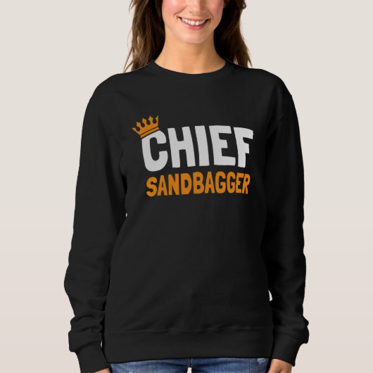 Sweatshirt Chief Sandbagger Gag Golf 2 (Devant)