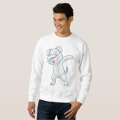 Sweatshirt Chien à Hip hop Dance Dab (Devant entier)