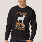 Sweatshirt Chien anglais Bulldog (Devant)