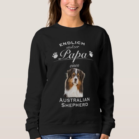 Sweatshirt Chien australien Aussie Shepherd (Devant)