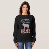 Sweatshirt Chien avec Bernese Mountain Dog 1 (Devant entier)