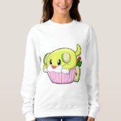 Sweatshirt Chien avec gâteau (Devant)