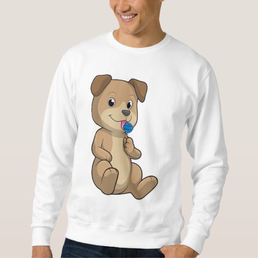 Sweatshirt Chien avec sucettes sucette (Devant)