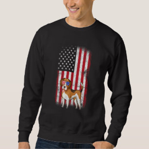 Sweatshirt Chien beagle Drapeau américain Garçons Filles Homm