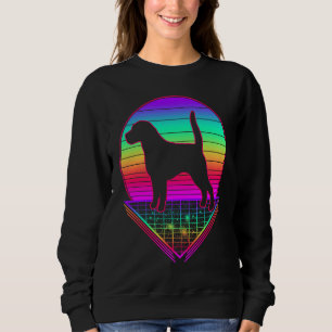 Sweatshirt Chien beagle Retro Vintage des années 80