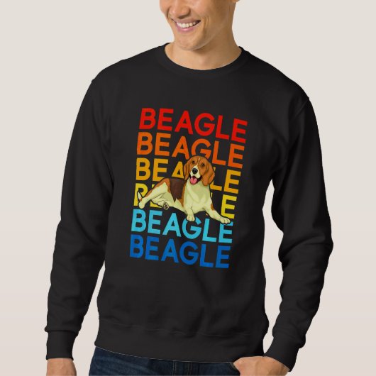Sweatshirt Chien Beagle Vintage   (Devant)
